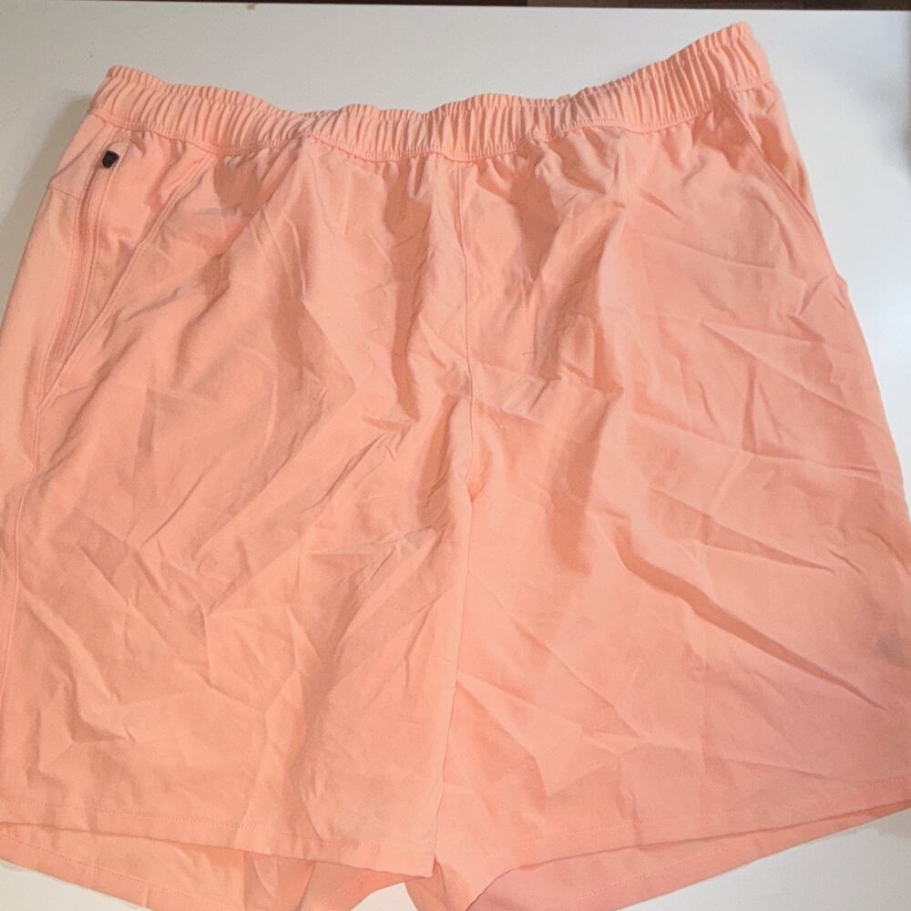 DSG Agility Short Men's L Pink 8" Athletic Fit Woven Poly Drawstring Pockets